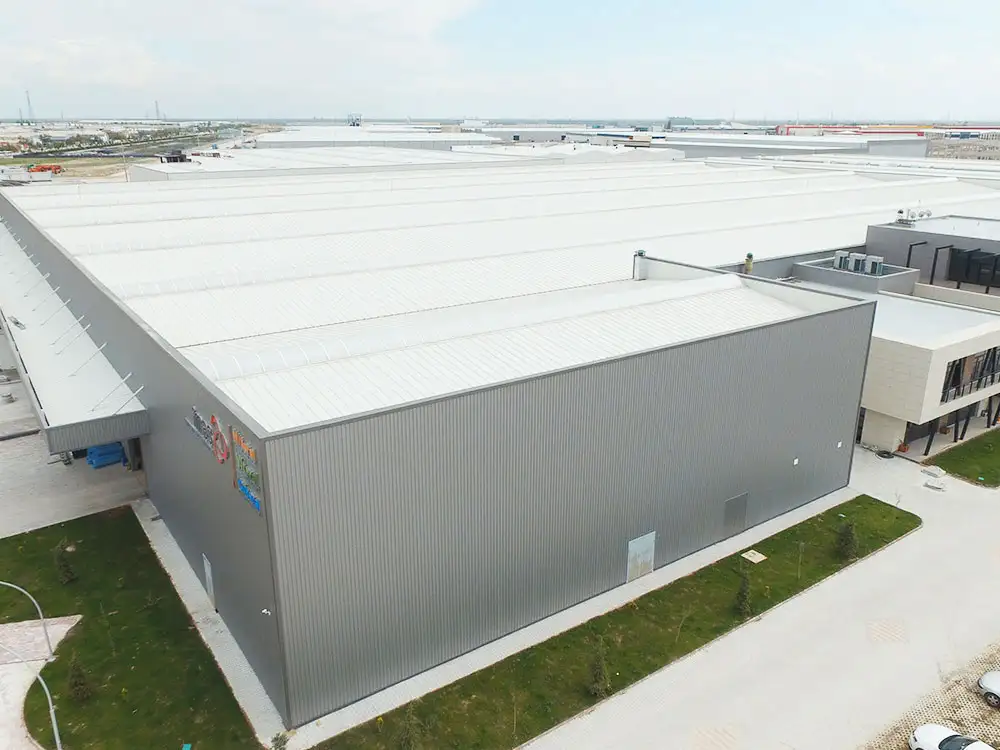 İmaş Makine - Çatı & Cephe Panel Sistemleri Uygulaması - Mekpan